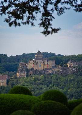 Medieval Castle on Hilltop