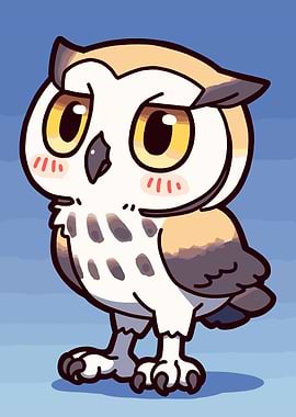 Cute Cartoon Owl