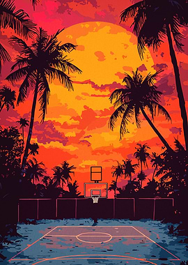 Sunset Basketball Court