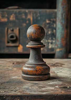 Vintage Chess Pawn