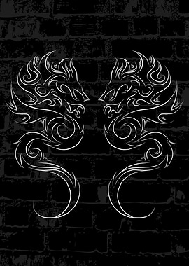 Dual Dragon Tattoo