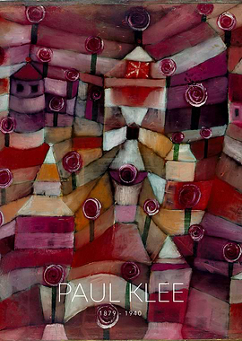 Paul Klee's Red Rose Village