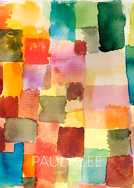 Paul Klee Watercolor Abstract