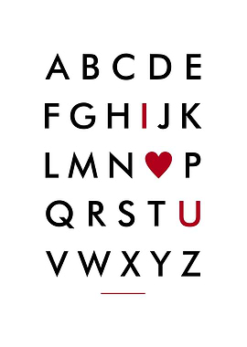 Alphabet with Heart