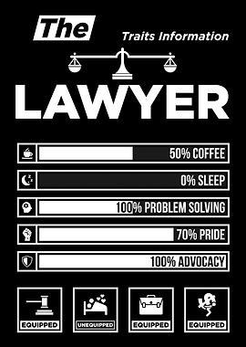 Lawyer Traits Infographic