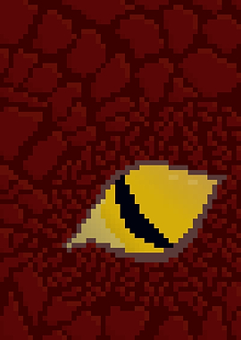 Pixelated Dragon Eye