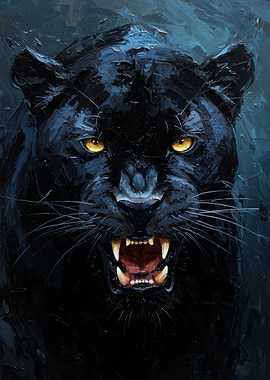 Black Panther Portrait