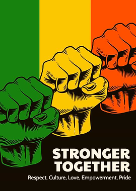 Stronger Together Unity Poster