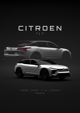Citroen C5 X 2022 Front - Back
