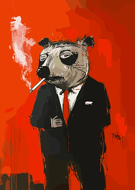 Cool Mole with Smoke