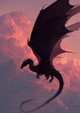 Black Dragon Silhouette