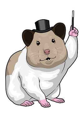 Hamster Wizard Magic wand