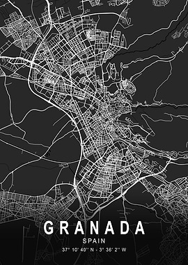 Granada Dark Map