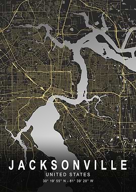 Jacksonville Silver Map