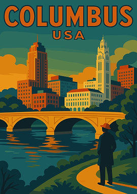 Columbus, USA Cityscape