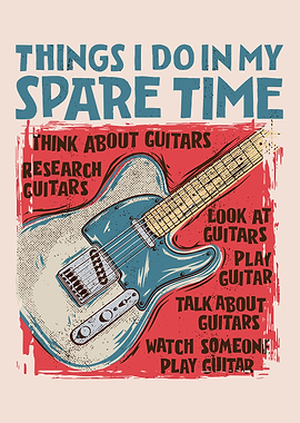 Guitar Spare Time Poster
