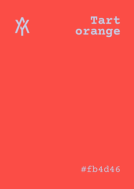 Tart Orange Color Palette