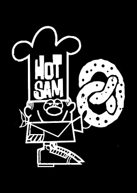 Hot Sam Pretzel Logo