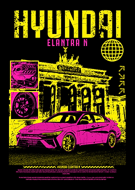 Hyundai Elantra N Poster