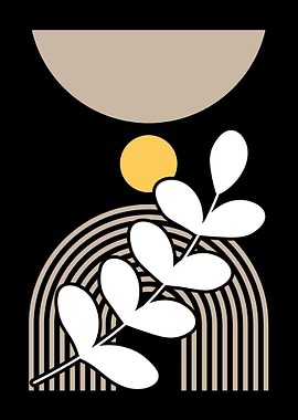 Abstract Branch with Rainbow