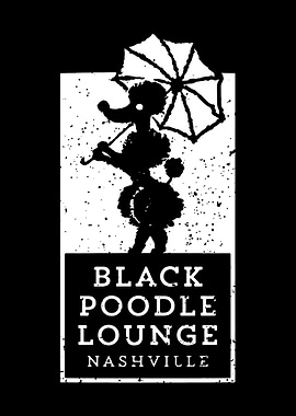 Black Poodle Lounge Nashville Logo