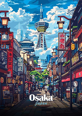 Osaka Street Scene
