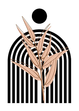 Minimalist Plant Art