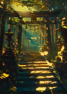 Stone Steps to a Shrine