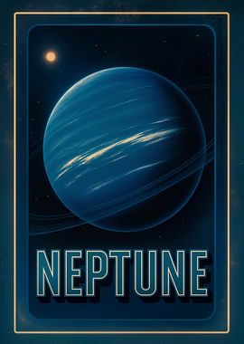 Neptune Planet Poster