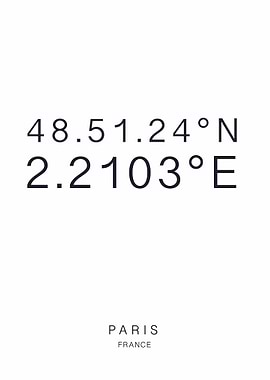 Paris Coordinates