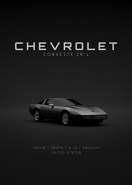 Front Chevrolet Corvette C4 ZR-1 Specs