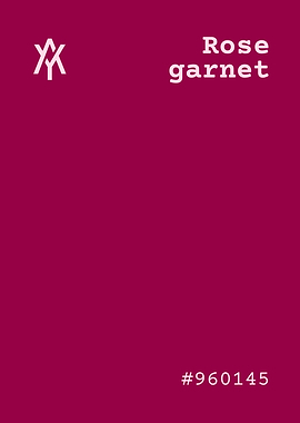 Rose Garnet Color Palette