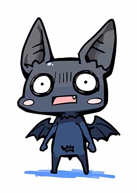 Cute Cartoon Bat