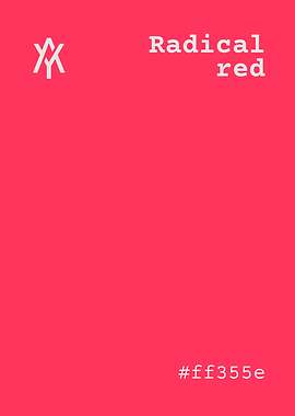 Radical Red Color Palette