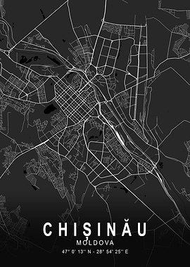 Chisinau Dark Map