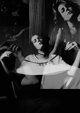 Black and White Collage of Women