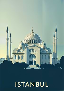 Istanbul Mosque Poster