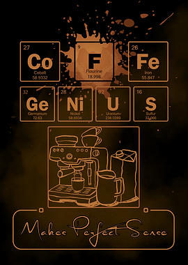 Periodic Perfection: Coffee Genius