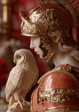 Roman Warrior with Owl