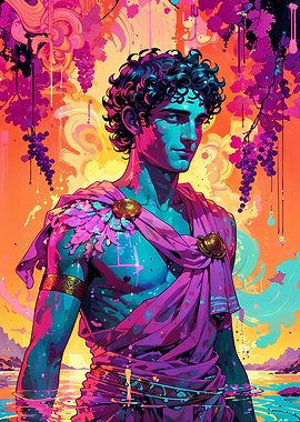 Twilight Vineyard: The Radiance of Dionysus