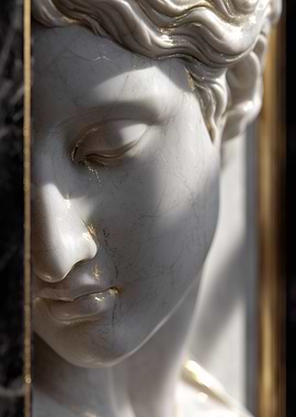 Marble Sculpture of a Woman