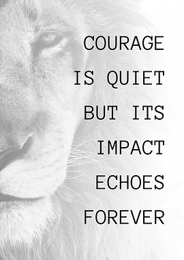 Lion Courage Quote