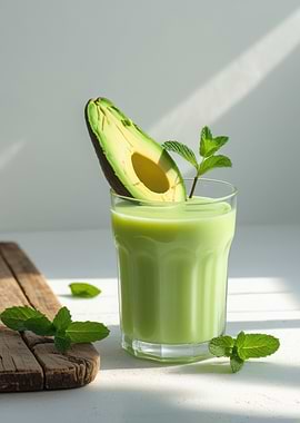 Avocado Smoothie with Mint