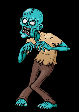 Cartoon Zombie Illustration
