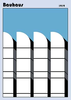 Bauhaus 1919 Poster