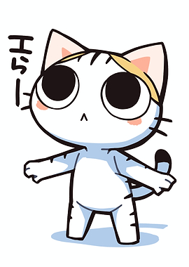 Cute Cartoon Cat