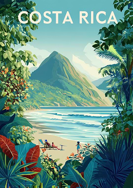 Costa Rica Beach Scene