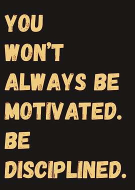 Motivational Quote Poster