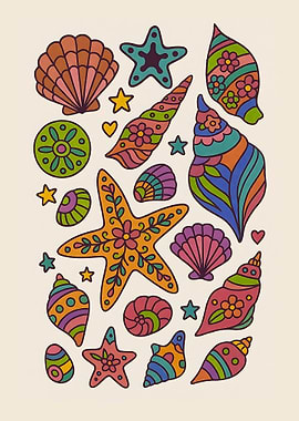 Colorful Ocean Treasures