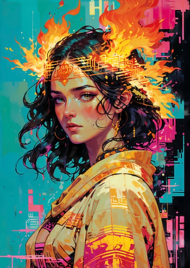 Sacred Flame: Hestia's Eternal Glow